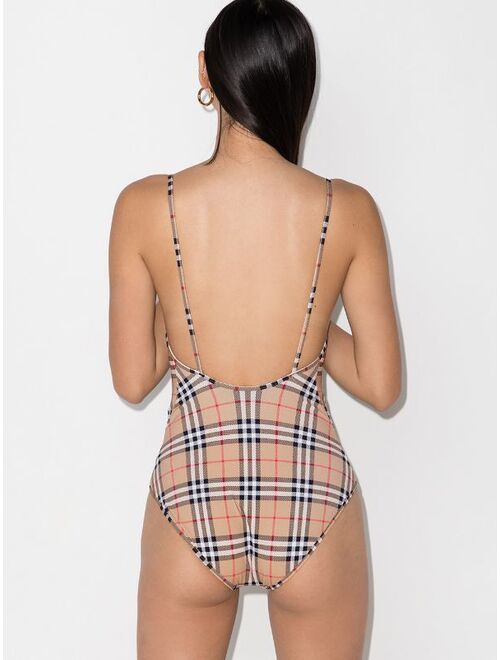 Burberry Vintage Check pattern swimsuit