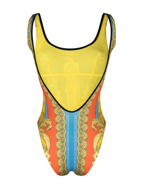 Versace graphic-print swim suit