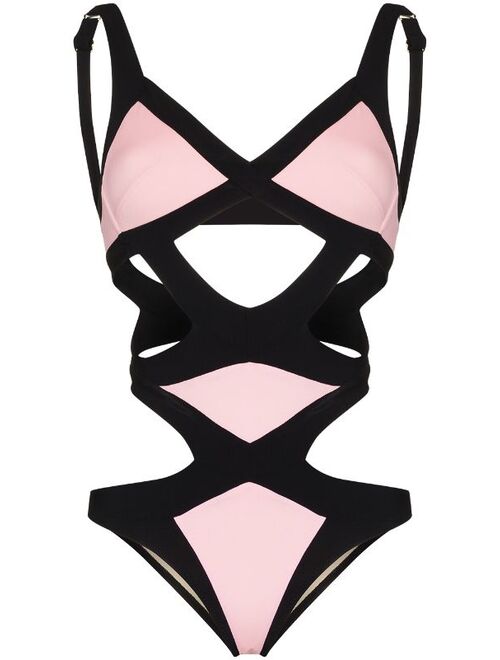Buy Agent Provocateur Mazzy cut-out swimsuit online | Topofstyle