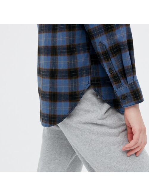 Uniqlo Flannel Checked Long-Sleeve Shirt