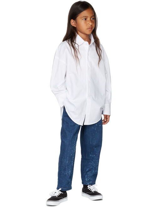 STRATEAS CARLUCCI KIDS SSENSE Exclusive Kids Blue Bleached Jeans