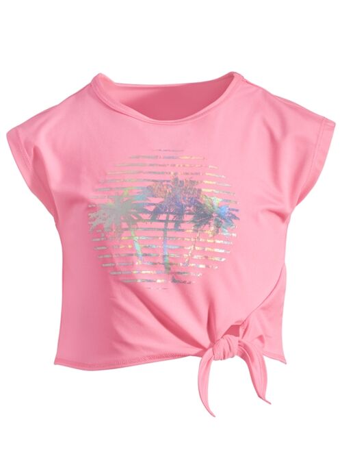 ID Ideology Toddler & Little Girls Palm Knotted T-Shirt, Created for Macy's