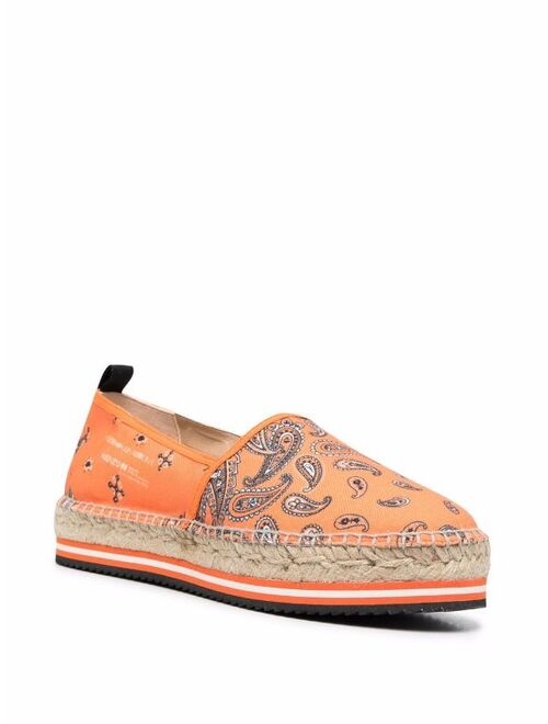 Kenzo Bandana print platform espadrilles