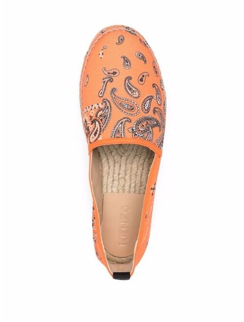 Kenzo Bandana print platform espadrilles