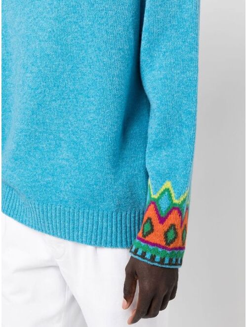 ETRO intarsia-knit virgin-wool jumper