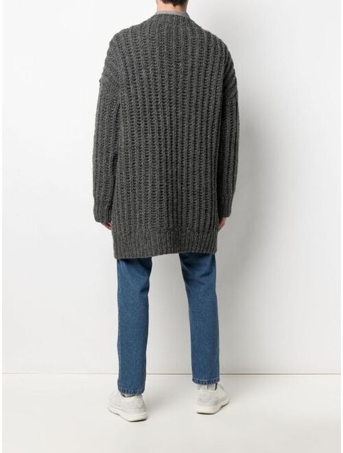 AMI Paris chunky-knit jumper