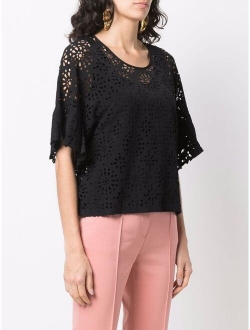 See by Chloe broderie-anglaise top