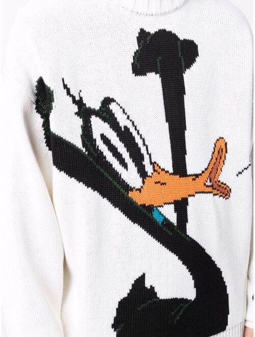 Gcds Daffy Duck roll-neck jumper
