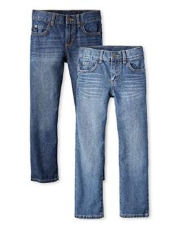 Boys' 2 Pack Basic Straight Leg Jeans