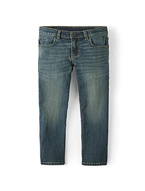 The Children's Place boys Stretch Straight Leg Jeans