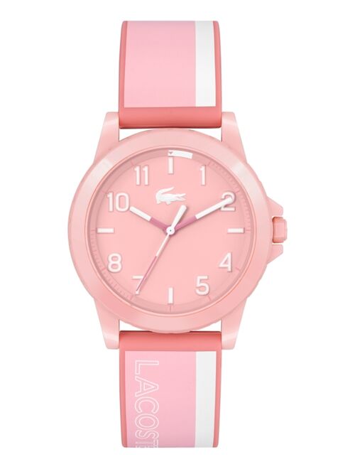Lacoste Kid's Rider Pink Silicone Strap Watch 36mm