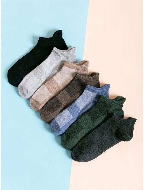 Shein 7pairs Men Multicolor Socks