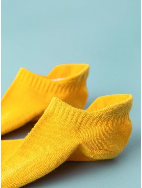 Shein 10pairs Men Solid Ankle Socks