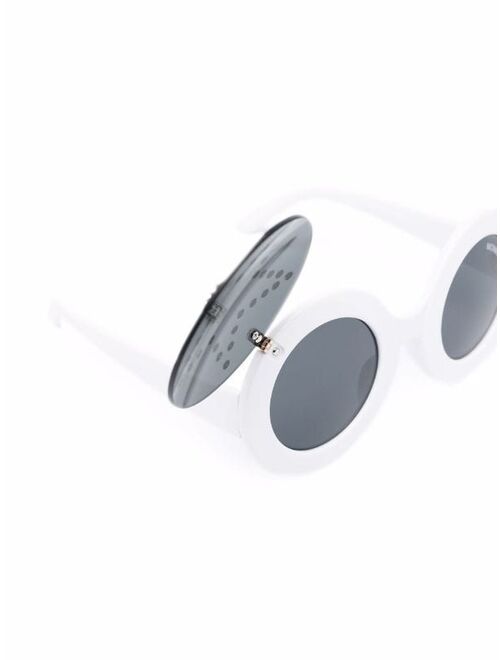 Monnalisa flip-up star-studded sunglasses