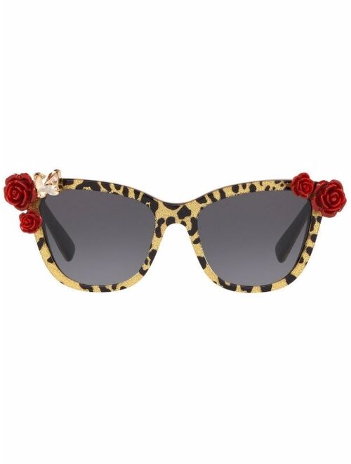 Dolce & Gabbana Eyewear Blooming cat-eye sunglasses