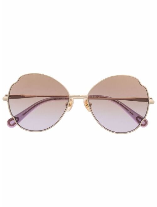 Chloe Kids round-frame sunglasses
