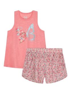 SLEEP ON IT Big Girls Tank Top and Shorts Pajama Set, 2 Piece