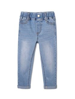 Toddler Boys Cat Scratch Washed Tapered Jeans