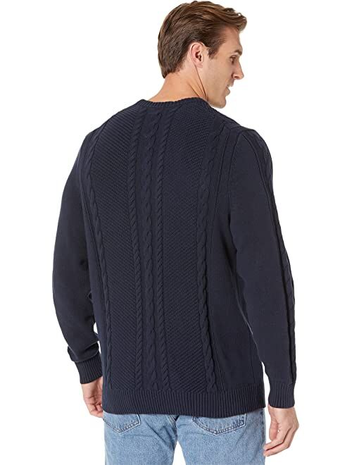 Nautica Big & Tall Big & Tall Cable-Knit Sweater