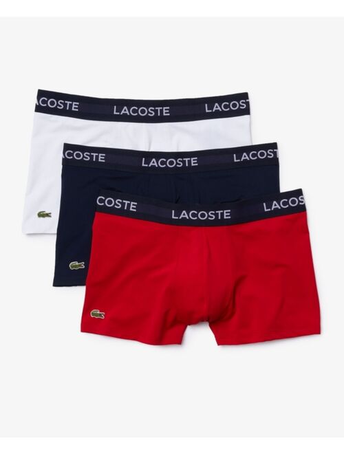 Lacoste Men's Big and Tall Microfiber Trunk Set, 3-Piece