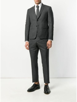 slim-cut single-breasted suit
