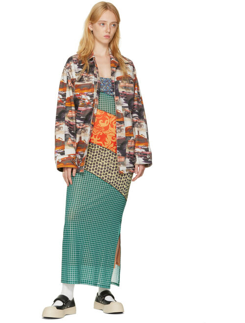 Marc Jacobs Gold & Black 'The Medallion' Stud Earrings