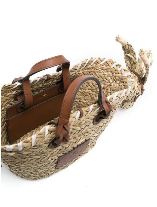 Anya Hindmarch donkey basket tote bag