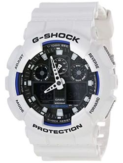 Men's G-Shock GA100B-7A White Resin Quartz Watch
