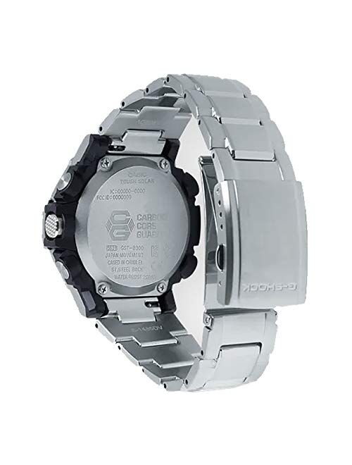 Casio G-Shock GSTB300SD-1A G-Steel Solar Powered Bluetooth Stainless Band Watch