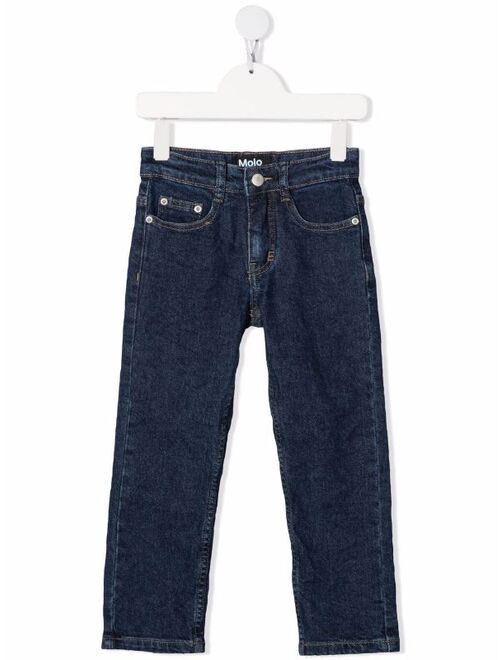 Molo mid-rise straight-leg jeans