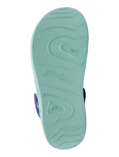Skechers Little Girls Foamies Light Hearted - Unicorns Sunshine Casual Clog Shoes from Finish Line