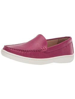 Kids' Leather Boys/Girls Casual Comfort Slip on Moccasin Venetian Loafer Driving Style