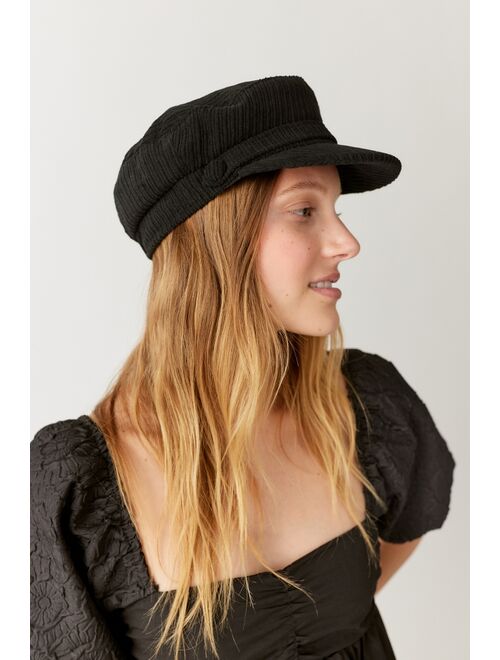 Urban outfitters Kaz Corduroy Cabbie Black Hat