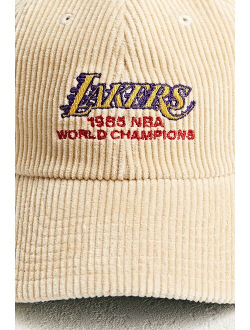 Mitchell & Ness Los Angeles Lakers Corduroy Baseball Hat