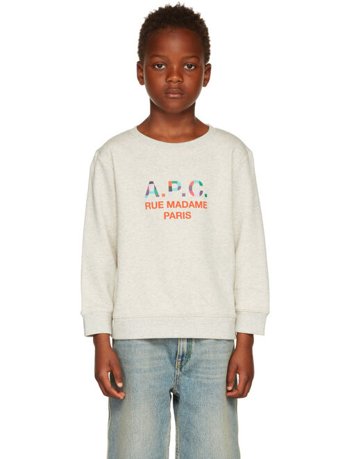 A.P.C. Kids Gray Achille Sweatshirt