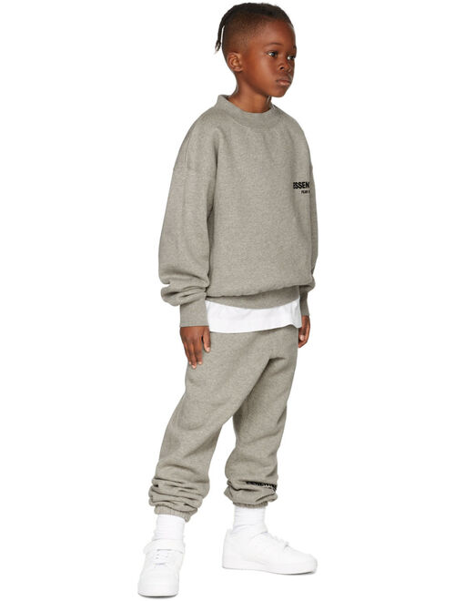 ESSENTIALS Kids Gray Logo Sweatshirt