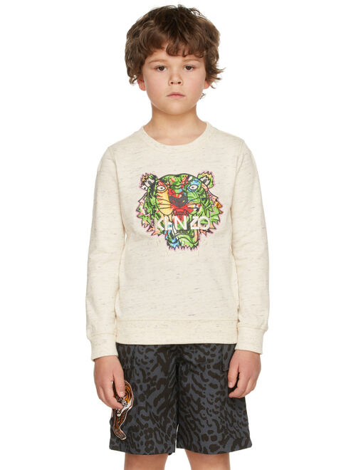 Kenzo Kids Off-White Tiger Sweatshirt