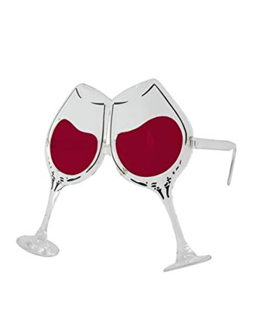 elope Wine Goblet Eyeglasses Clear/Rose