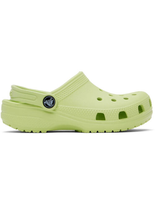 Crocs Kids Green Classic Clogs