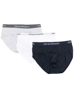 logo-waist briefs (set of three)