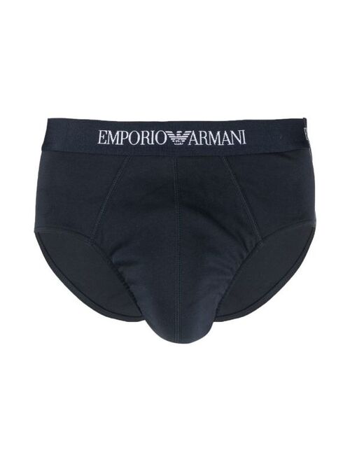 Emporio Armani three-pack logo-band briefs