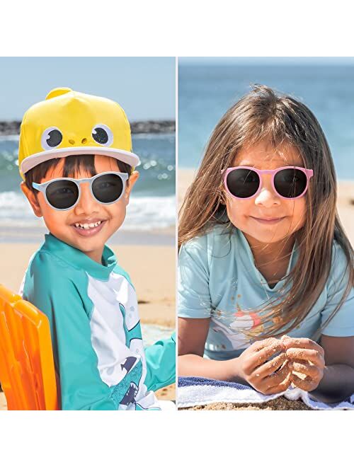 Aofalbe Kids Sunglasses, Mom & Daughter Mommy & Me Matching Sunglasses for Kids Children Mirrored UV400 Girls Boys Age 3-12