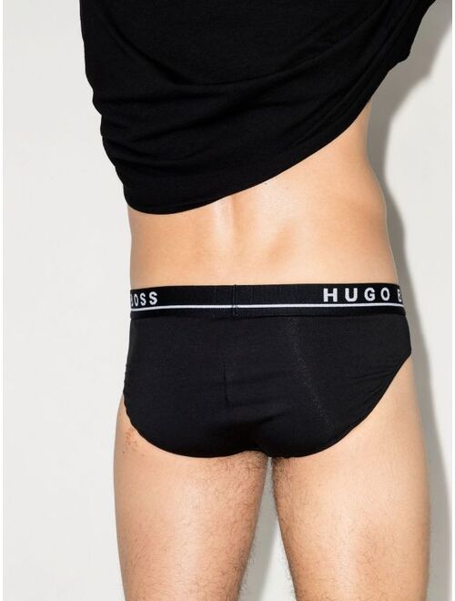 Hugo Boss BOSS logo-waistband briefs