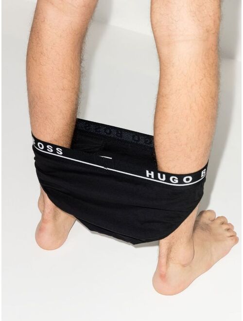 Hugo Boss BOSS logo-waistband briefs