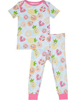 Kids Booboo Short Sleeve Snug Fit PJ Set (Infant)