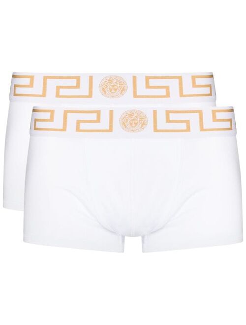 Versace pack of two Greca logo boxers
