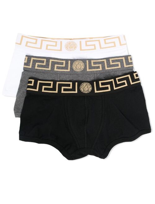 Versace Greca-border boxer tri-pack
