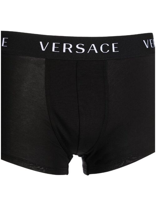 Versace logo-waistband boxers