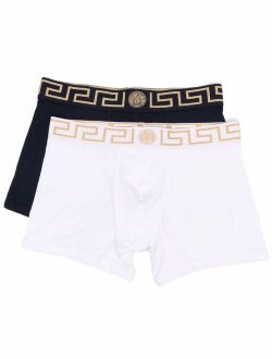 two-pack Greca-waistband boxers