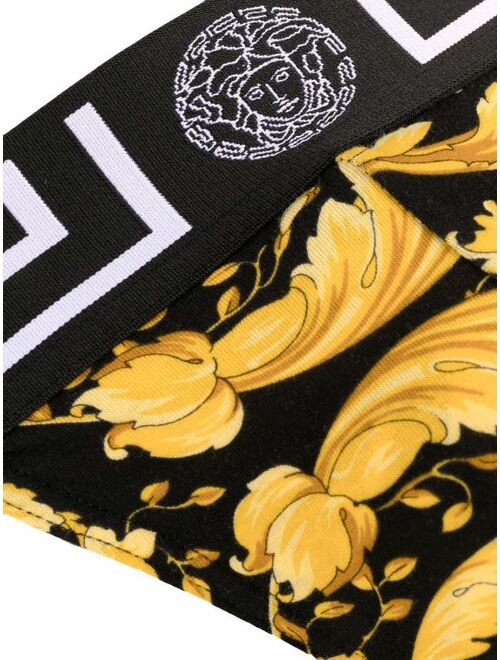 Versace baroque pattern-print briefs